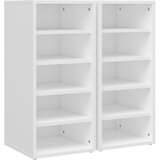 Maison Chic Omarica za obutev - Kopa za čevlje 2 kosa bela 31,5x35x70 cm iverna plošča, (21777890) Cene
