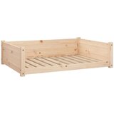  Pasja postelja 95,5x65,5x28 cm trdna borovina, (20799906) | Shoptok.si