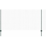 Euro ograda s postom 10 x 1,2 m Čelik premazan PVC-om Zelena | shoptok.hr