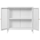 House Nordic Bela kovinska vitrina 80x80 cm Dalby – | Shoptok.si