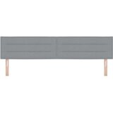 vidaXL Naslon za glavo Svetlo siva Blago 200 x 7 x 78 cm | Shoptok.si