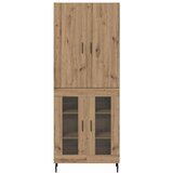  Highboard 2 pcs Staro drvo 69,5 x 34 x 180 cm Konstruirano drvo | shoptok.hr