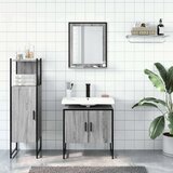  3-dijelni set kupaonskih ormarića boja hrasta sonome drveni | shoptok.hr