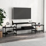 vidaXL TV omarica črna 197x35x52 cm inženirski les Cene
