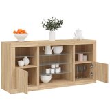 vidaXL Komoda s LED svjetlima boja hrasta sonome 142 5x37x67 cm Cijene