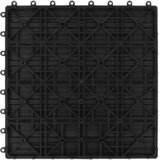  Pločice za decking 11 pcs Crna 30 x 30 cm Drvoplastična smjesa | shoptok.hr