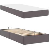  Posteljni okvir z vzmetnico z vzmetnico 2 pcs Siva PVC, (5000121309) | Shoptok.si
