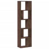  Regal za knjige s 5 razina boja hrasta 45x23,5x162,5 cm drveni | shoptok.hr