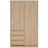 Tvilum Ormar u dekoru hrasta s kliznim vratima u prirodnoj boji 119x200x60 cm Naia – | shoptok.hr