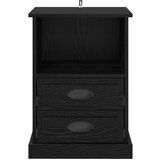 vidaXL Noćni ormar 2 pcs Crni hrast 43 x 36 x 60 cm Konstruirano drvo | shoptok.hr