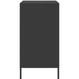  Komoda crna 68x39x73,5 cm hladno valjani čelik | shoptok.hr