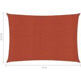  Jedro za zaštitu od sunca 160 g/m² terakota 2 5 x 4 m HDPE | shoptok.hr