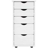 Kabinet Za omarice Bela 34 x 39 x 61,5 cm Masivno borovo les, (5000263230) | Shoptok.si