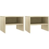 Furnova Nočne omarice 2 kosa sonoma hrast 40x30x30 cm iverna plošča, (21926067) Cene