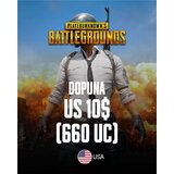 PUBG dopuna - US 10$ (660 UC) / Digital | ePonuda.com