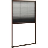  Zaslon protiv insekata za prozore aluminijski smeđi 80 x 160 cm | shoptok.hr