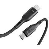 Veger CL01 pleteni kabel USB-C na Lightning, 1,2m, črn Cene