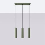 Sollux SL.1486 - visilica na sajli lagos 3xGU10/10W/230V zelena | Eponuda.com