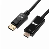 Ms CABLE Display port - HDMI F, 2m, 4K/30Hz, V-HD3200, crni