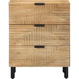 Noćni ormarić smeđi 50x33x60 cm Puno drvo Mango | shoptok.hr