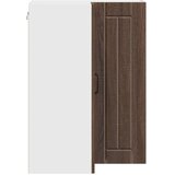  Zidni kutni ormar LUCCA Smeđi hrast 57 x 57 x 80 cm | Eponuda.com