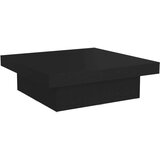  Stolić za kavu crni 90 x 90 x 28 cm od iverice | shoptok.hr