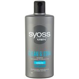 Syoss Men Clean & Cool osvežujoč šampon 440 ml za moške Cene