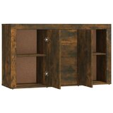  Komoda boja dimljenog hrasta 120 x 36 x 69 cm konstruirano drvo | shoptok.hr