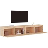  Zidni ormarići 2 kom 100 x 30 x 35 cm od masivne borovine | shoptok.hr