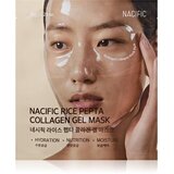 Nacific Rice + Pepta Collagen Gel Mask vlažilna tekstilna maska za posvetlitev in zgladitev kože 1 kos | Shoptok.si