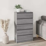 vidaXL Predalnik siva sonoma 60x36x103 cm inženirski les | Shoptok.si