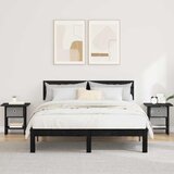  Noćni ormarić s ladicama 2 pcs Crni hrast 41 x 40 x 45 cm | Eponuda.com