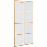  Zid za walk-in tuš Zlatno 100 x 195 cm Staklo otporno na udarce | shoptok.hr