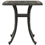  Vrtni stol brončani 53 x 53 x 53 cm od lijevanog aluminija | shoptok.hr