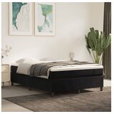  Box spring posteljni okvir črn 140x200 cm žamet | Shoptok.si