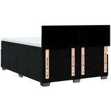  Krevet s oprugama i madracem crni 140x200 cm baršunasti | shoptok.hr
