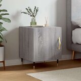 vidaXL Nočna omarica siva sonoma 40x40x50 cm inženirski les | Shoptok.si