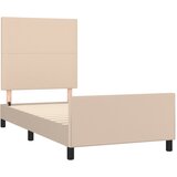  Okvir za krevet s uzglavljem cappuccino 90x200 cm umjetna koža | shoptok.hr