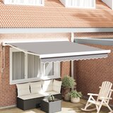 vidaXL Avtomatska Retraktabilna Tenda Svetlo Siva 300x250 cm, Tenda Zamenjavna Tkanina za 3x2,5 m Okvir Svetlo Siva Cene