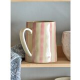 Bloomingville Bijela/ružičasta šalica od kamenine 440 ml Begonia – | shoptok.hr