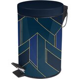 Douceur d intérieur Temno moder kovinski koš za smeti s pedalom 3 l Achille – | Shoptok.si