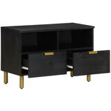 Maison Chic TV omarica - TV enota - Televizijska omarica črna 70x33x46 cm iz umetnega lesa, (21699662) Cene