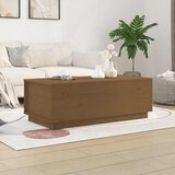  Stolić za kavu boja meda 100x50x35 cm od masivne borovine | shoptok.hr