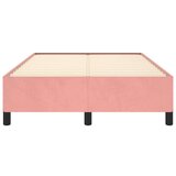  Posteljni okvir roza 120x200 cm žamet, (20794750) | Shoptok.si