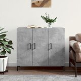  Komoda siva boja betona 90x34x80 cm od konstruiranog drva | shoptok.hr