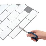  Subway pločica 20 pcs Bijela siva 30 x 30 cm Poliuretan i PET | shoptok.hr
