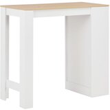  Barski stol s policom bijeli 110 x 50 x 103 cm | shoptok.hr