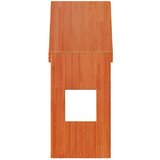 vidaXL Streha za otroško posteljo voščeno rjava 55x84x132 cm borovina | Shoptok.si