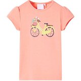  Dječja majica neonskokoraljna 104 | shoptok.hr