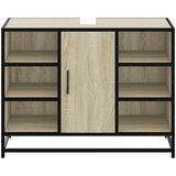 Ormarić za umivaonik u kupaonici, hrast Sonoma, 80x33x60 cm, inženjerski drvo | shoptok.hr